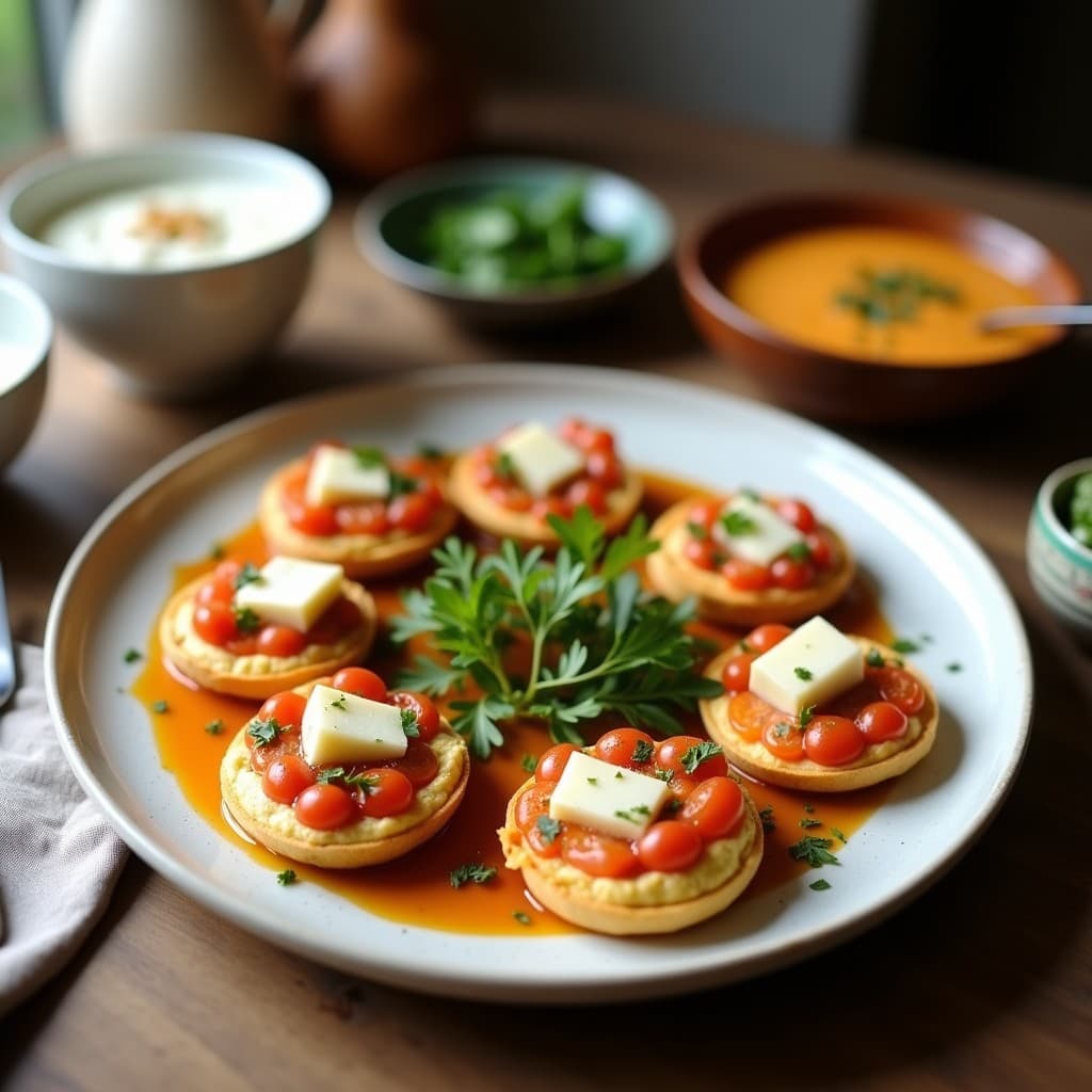 Tartaletas de Algas Nori y Hummus de Lentejas: Aperitivo Crudivegano y Rico en Hierro