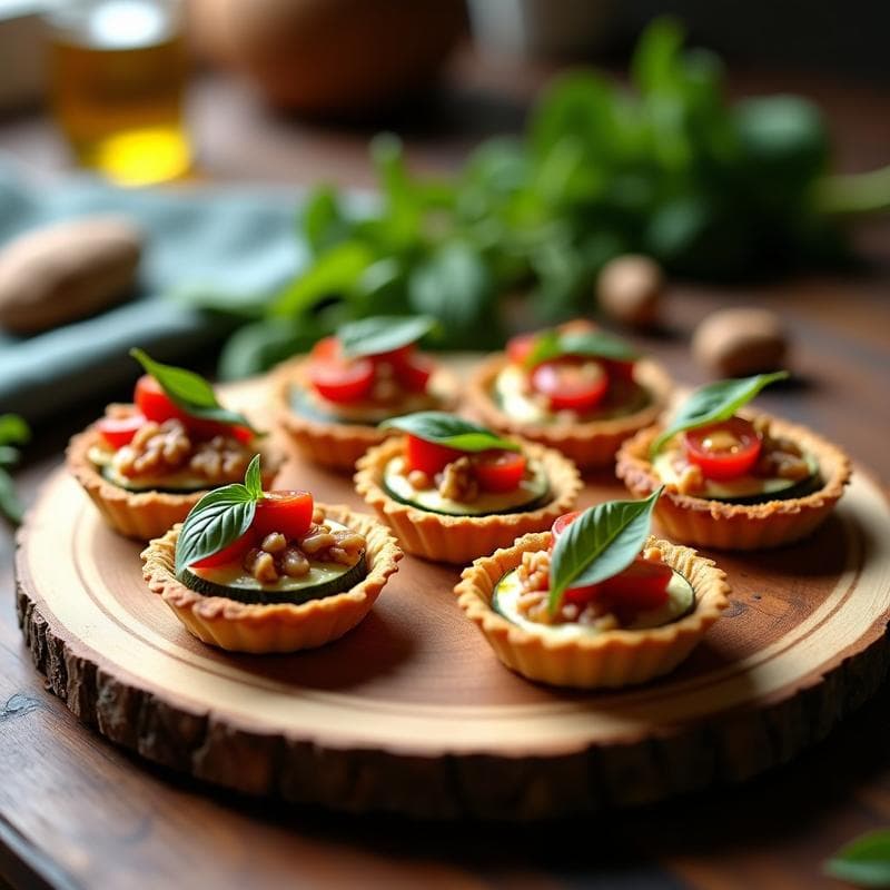 Tartaletas de Calabacín y Queso de Cabra al Horno: Receta Sin Gluten y Ultra Sencilla