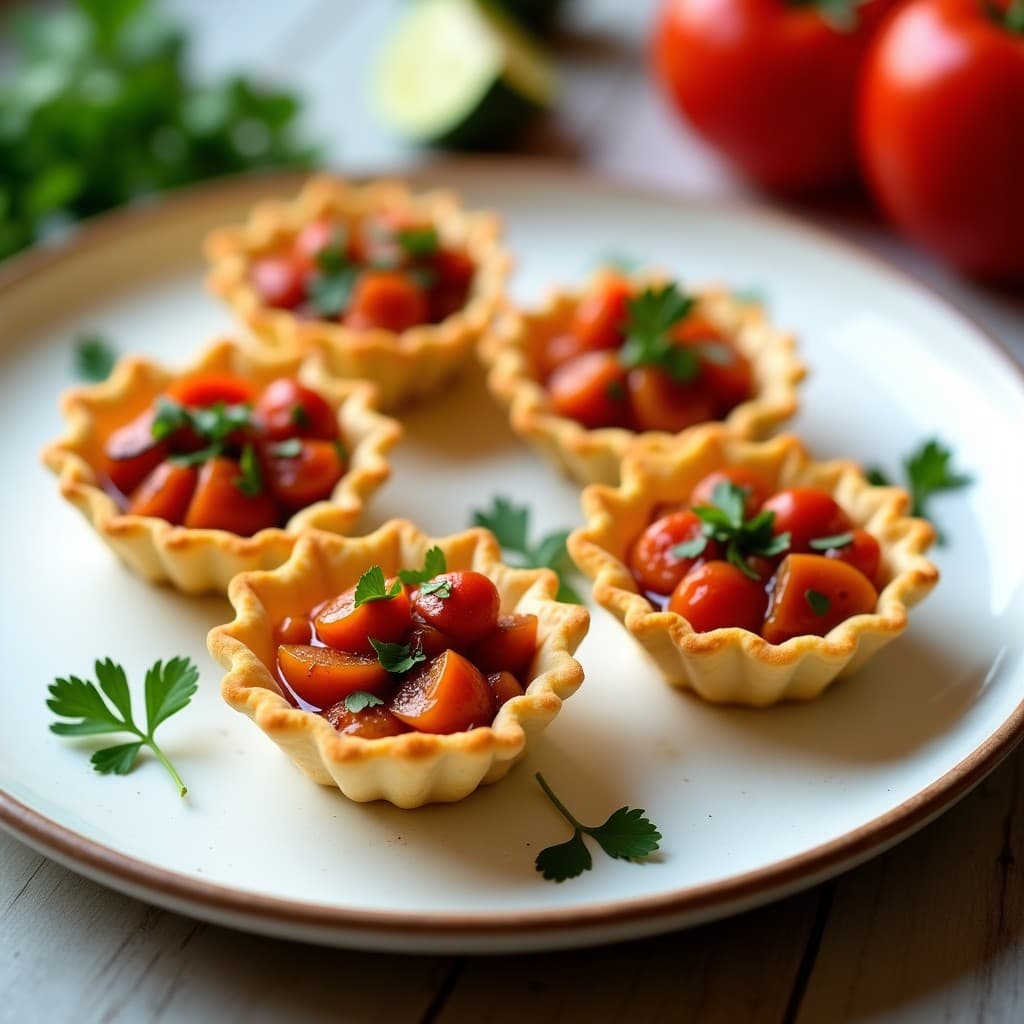 Tartaletas de Masa de Coliflor y Anchoas con Pimientos Asados: Receta Italiana Keto en 20 Minutos