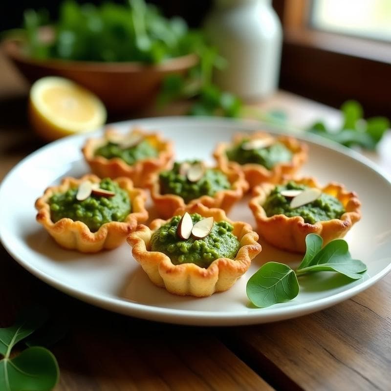 Tartaletas de Coliflor Asada y Pesto de Rúcula: Receta Keto y Sin Lactosa en Airfryer