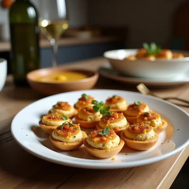 Tartaletas de Hummus y Granadas: Aperitivo Semana Santa Vegano y Sin Horno