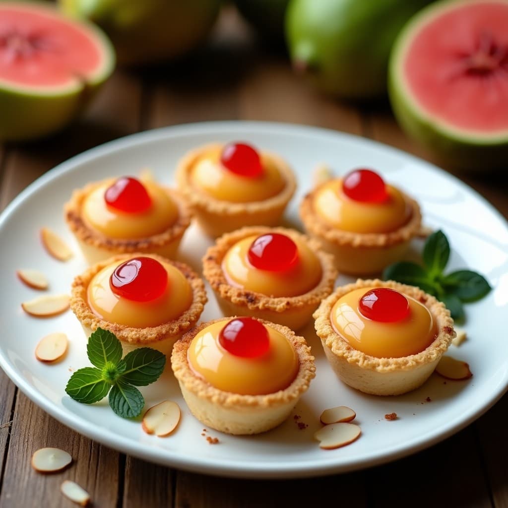 Tartaletas de Masarepa y Requesón con Mermelada de Guayaba: Postre Venezolano Keto