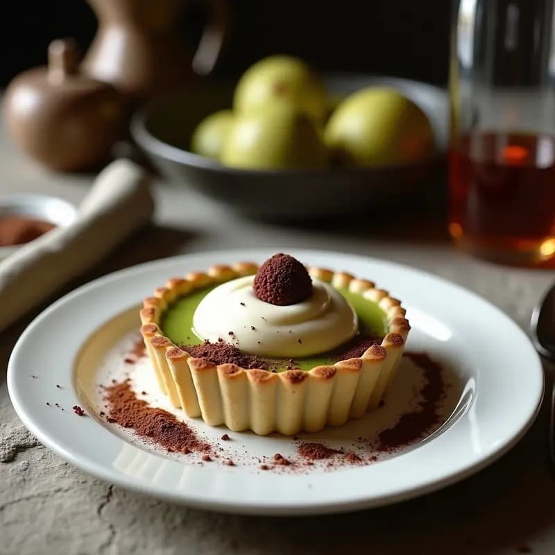 Tartaletas de Matcha y Chocolate Blanco: Postre Japonés Sin Gluten y Alta en Antioxidantes