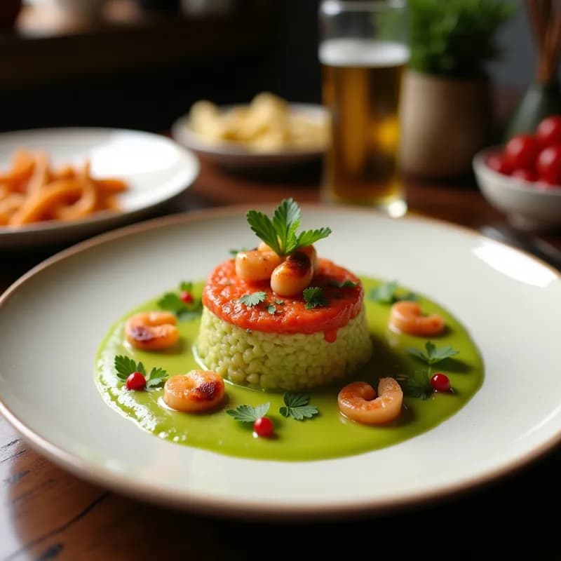 Tartar de Aguacate y Gambas Ahumadas: Receta Gourmet en 15 Minutos Sin Cocinar