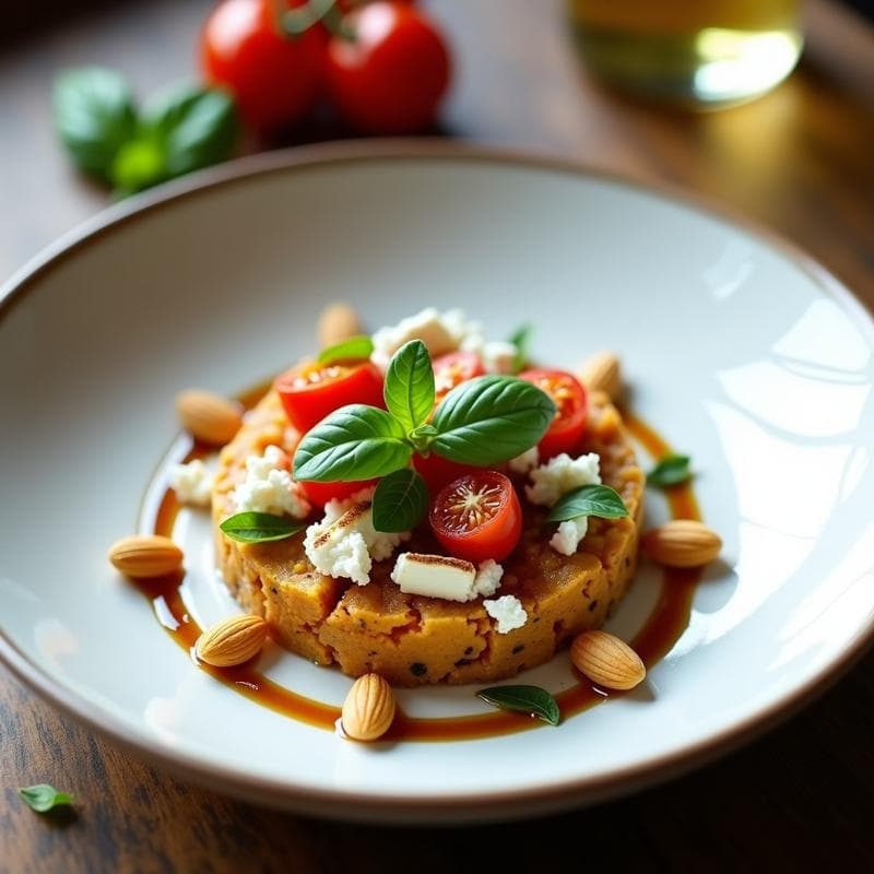 Tartar de Alcachofa Asada con Tomate Confitado: Receta Gourmet Sin Gluten y Alta en Fibra