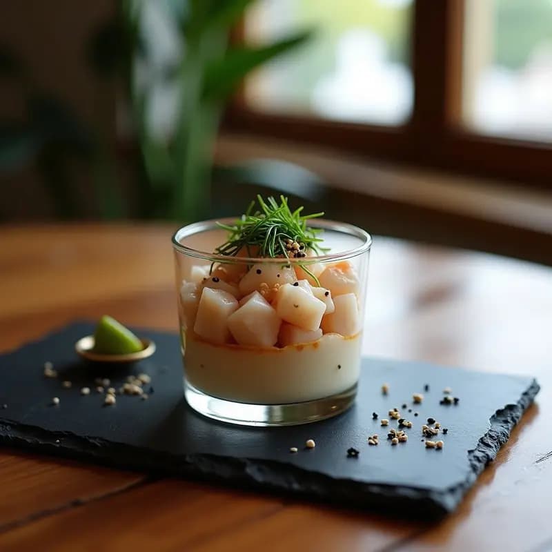 Tartar de Pulpo al Miso y Algas: Receta Gourmet Fusión Japonesa en 25 Minutos