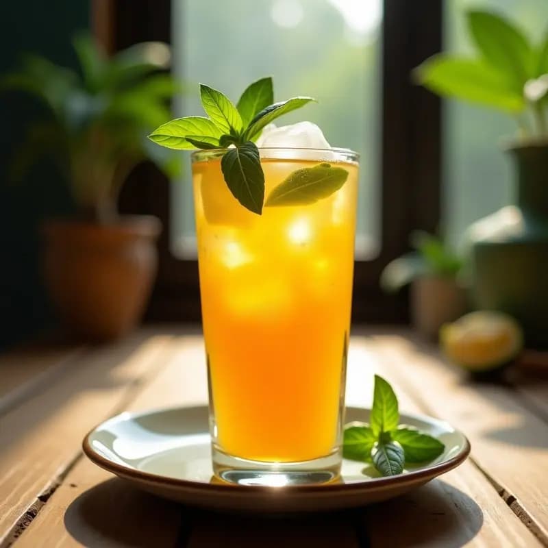 Té Helado de Maracuyá y Albahaca: Bebida Peruana Viral y Sin Calorías