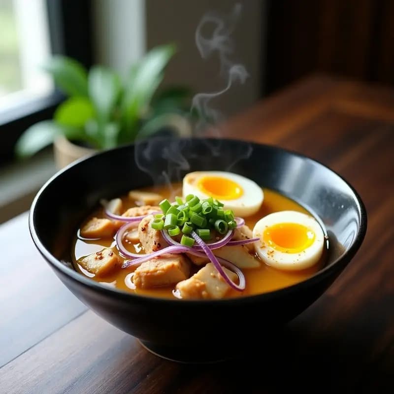 TikTok Ramen de Pollo y Huevo Marinado: Receta Coreana Viral en 20 Minutos