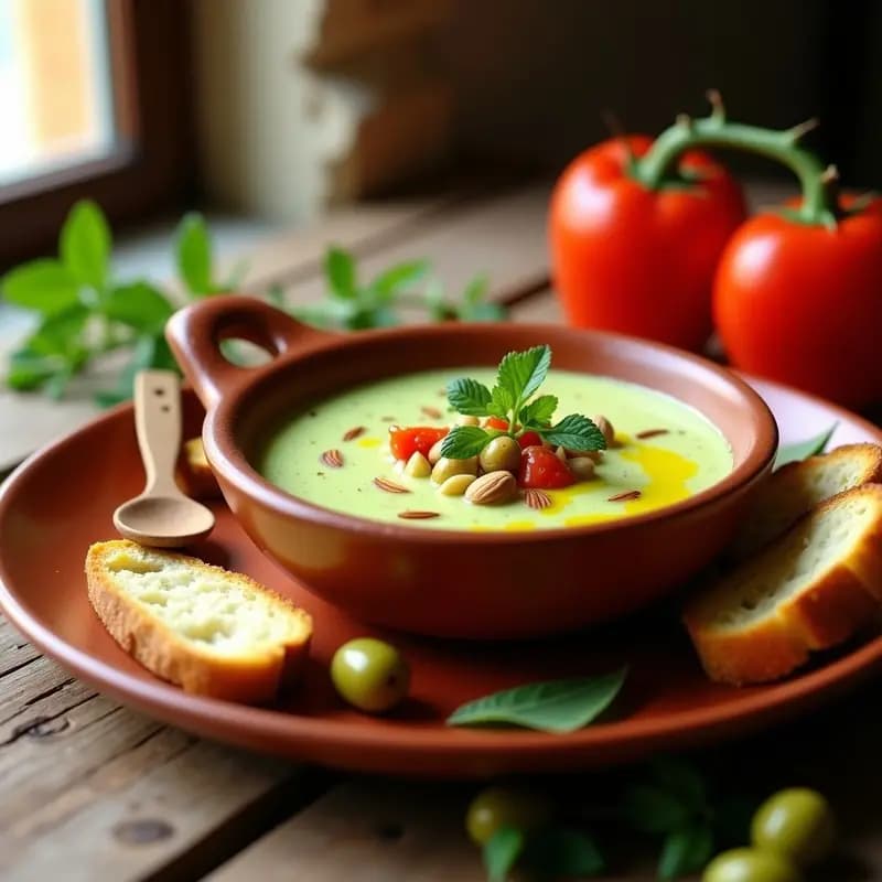 Tiznao Murciano de Calabacín y Pimiento: Salsa Fría para Acompañar Carnes y Pescados