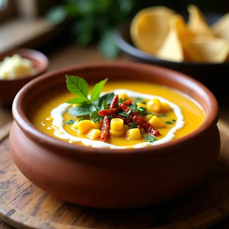Toniná de Elote y Chile: Sopa Mexicana de Maíz Fresco con Epazote en 20 Minutos