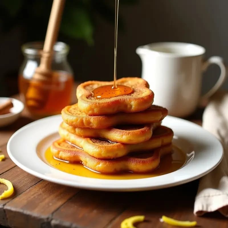 Torrijas de sémola con miel: Desayuno andaluz sin gluten y energético