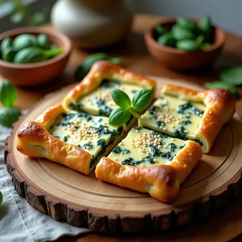 Torta de Ricota y Espinacas con Masa de Hojaldre: Entrante Argentino Fácil y Rápido