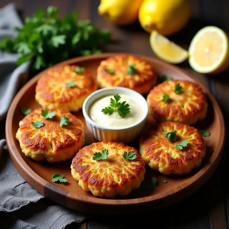 Tortas de Papa y Atún con Mayonesa de Ajo: Receta Argentina para Aperitivo en Airfryer