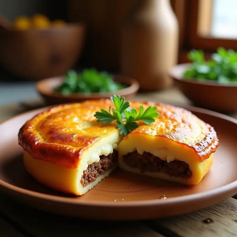 Torte de Papa y Carne Picada: Empanado Argentino Tradicional en Airfryer