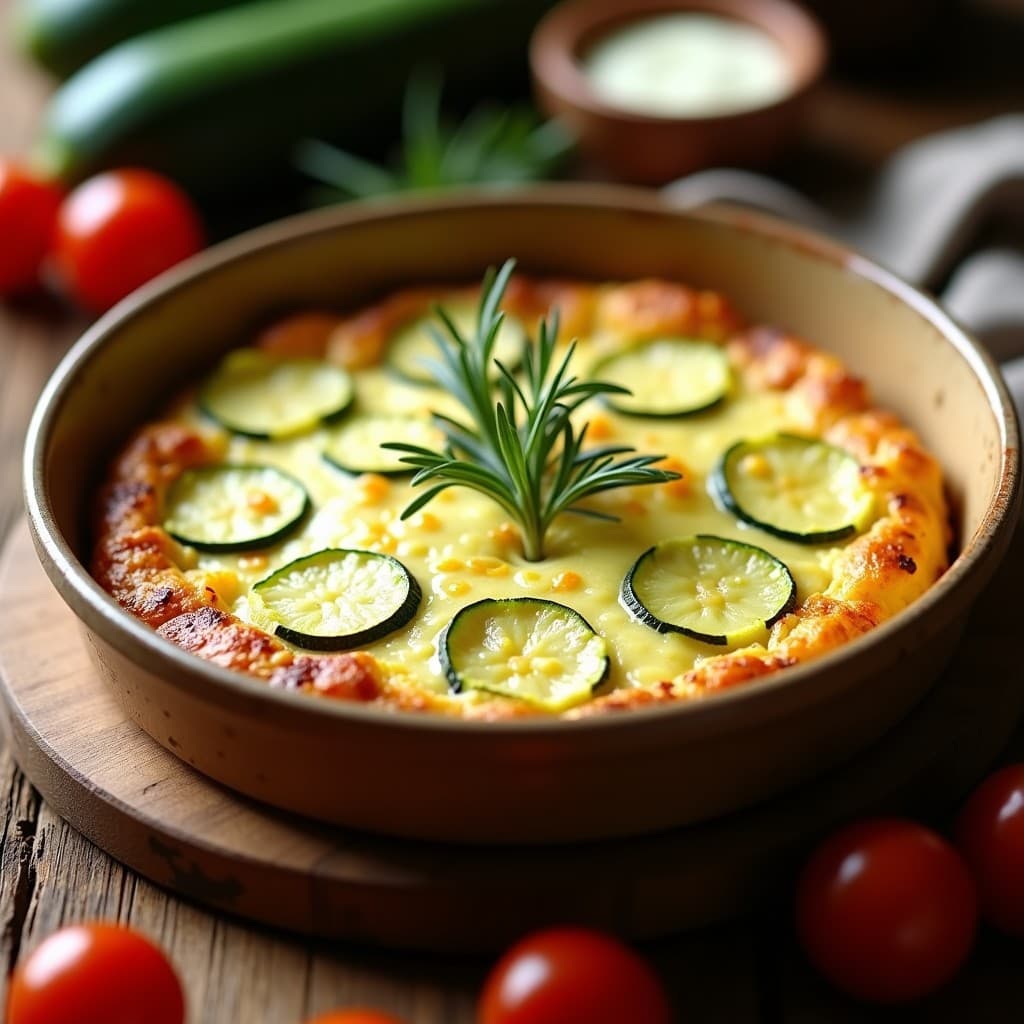 Tortilla de Calabacín y Queso de Cabra al Horno: Receta Sin Voltear y Ultraesponjosa
