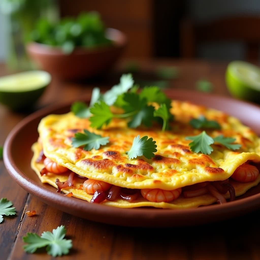 Tortilla de Camarones Secos y Cebolla Morada: Receta Mexicana Alta en Proteína