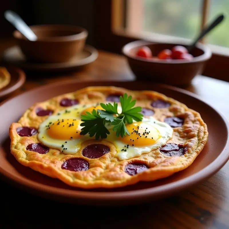 Tortilla de Camotes y Chorizo Ahumado: Receta Andina con Toque de Humo en 20 Minutos