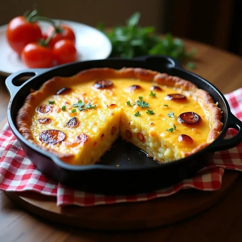 Tortilla Campera Argentina: Receta Auténtica con Truco de Abuela para Textura Esponjosa