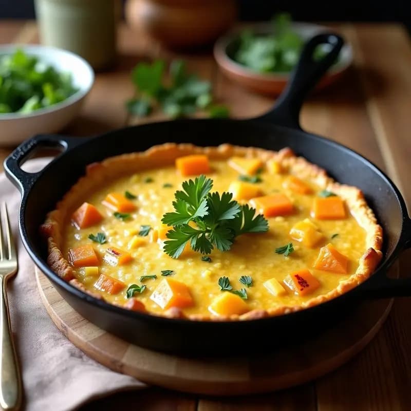 Tortilla Campera Argentina: Receta Tradicional con Papa y Zapallo en 30 Minutos