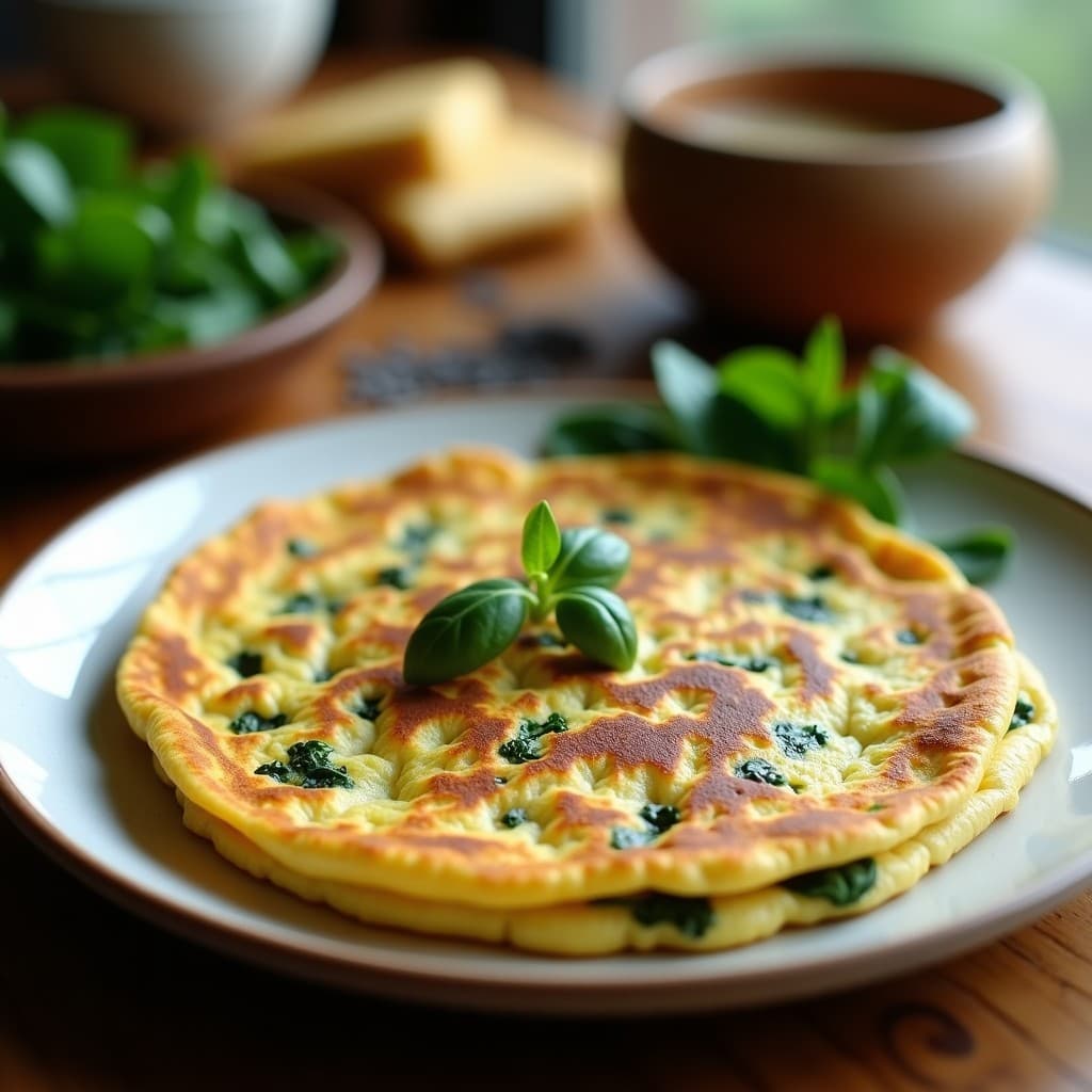 Tortilla de Camu Camu y Espinacas: Desayuno Peruano Antioxidante en Airfryer
