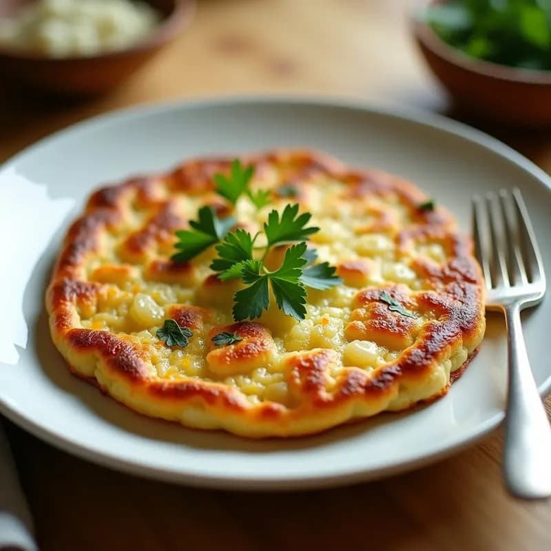 Tortilla de Coliflor y Patata: Versión Ligera de la Clásica con Toque Crujiente