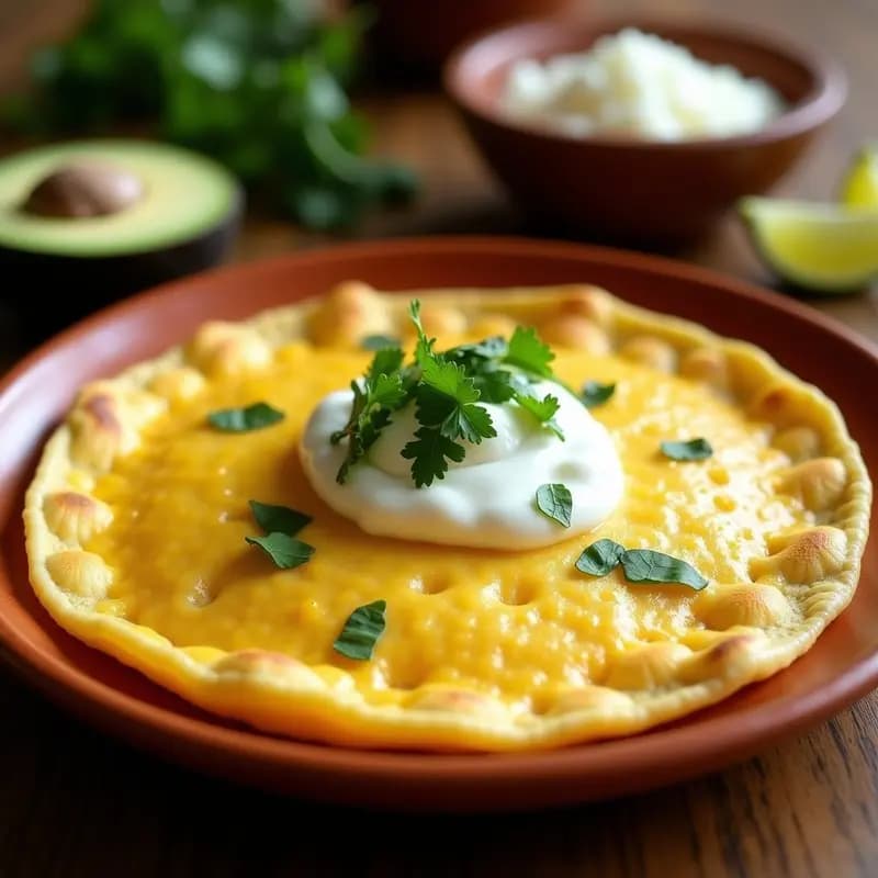 Tortilla de Elote y Queso Oaxaca: Receta Mexicana para Desayuno o Cena