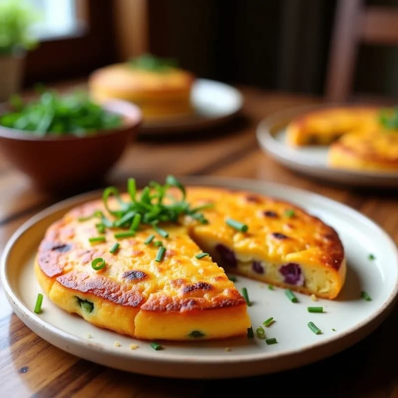 Tortilla Española de Batata Vegana: Receta en Airfryer Sin Huevo y Ultraesponjosa