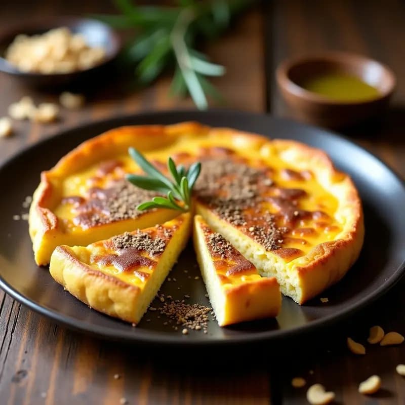 Tortilla Española con Trufa: Receta Gourmet que se Desmorona en la Boca