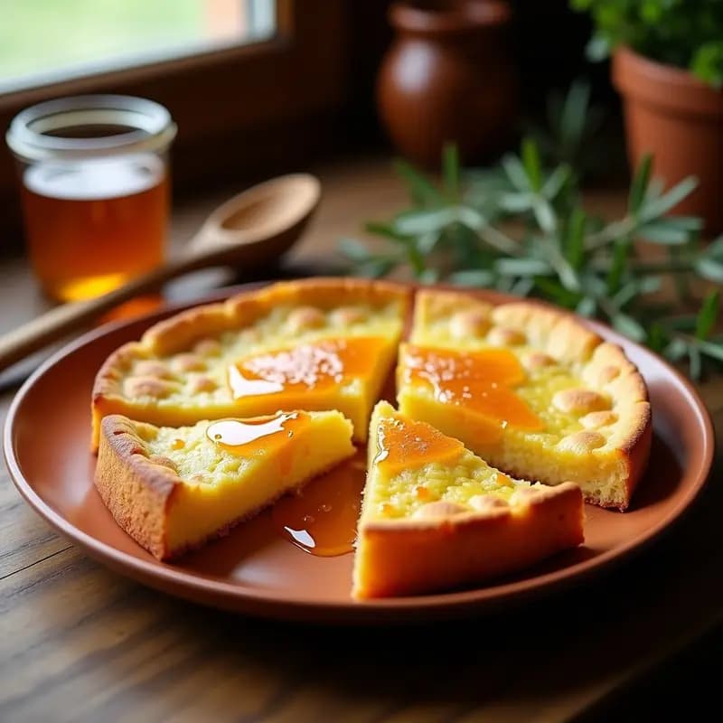 Tortilla de Harina con Sabao y Miel de Romero: Postre Extremeño en Sartén