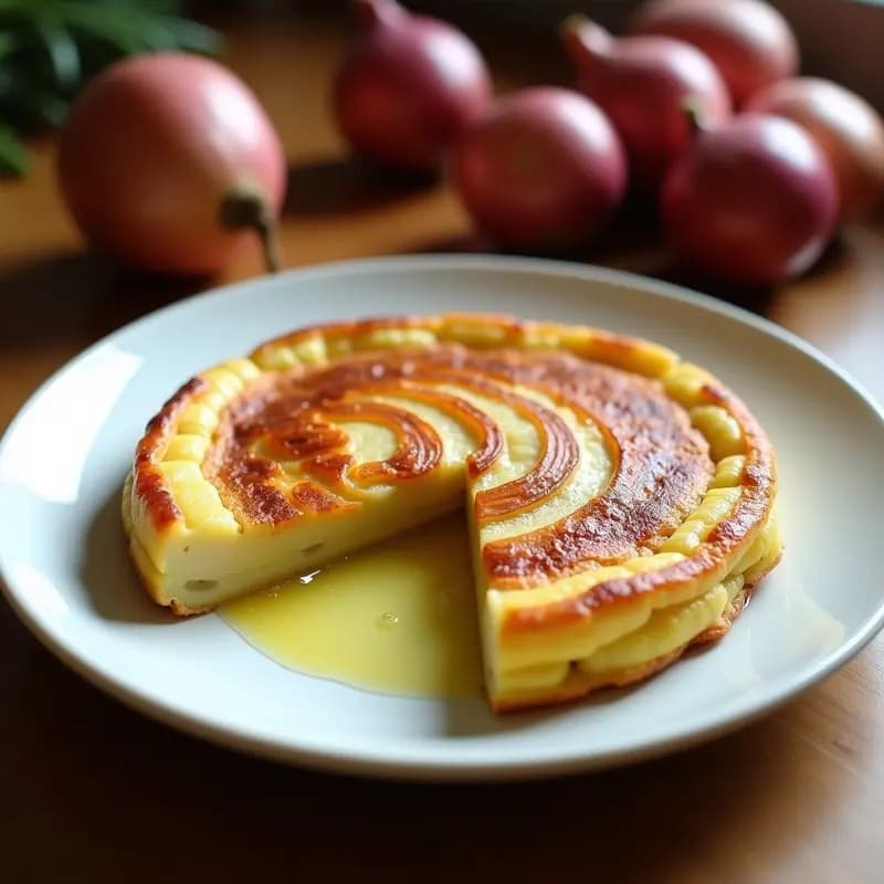 Tortilla de Papas con Cebolla Caramelizada: Receta Andaluza de Tupper Infalible