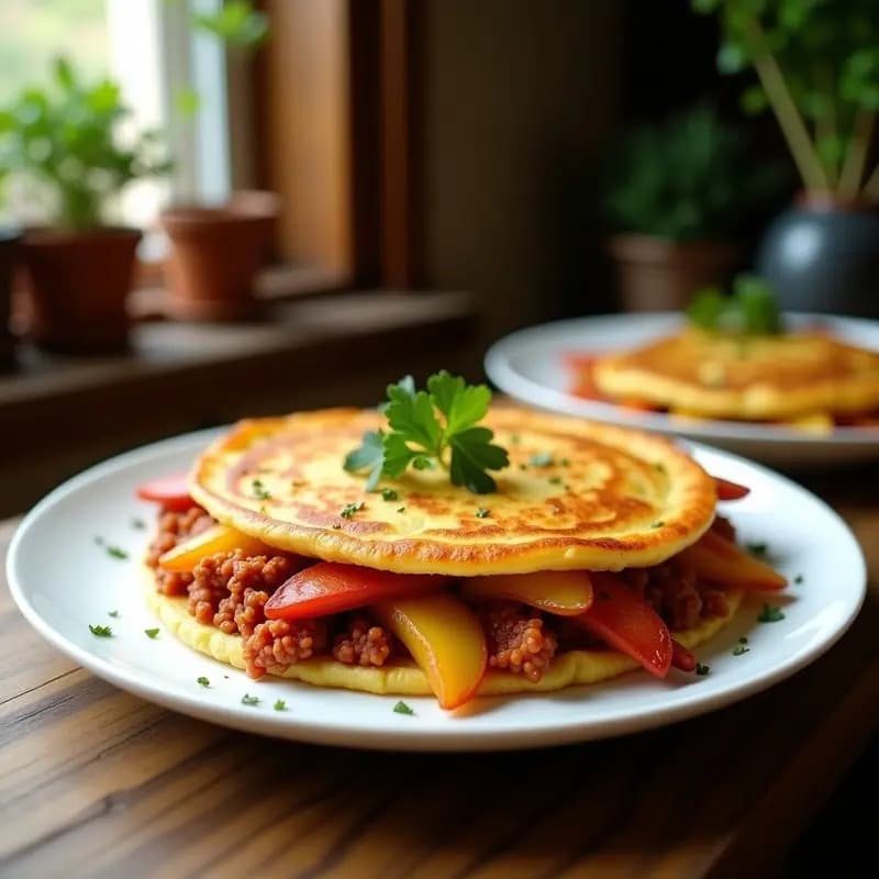 Tortilla de Papas con Chorizo Vegano: Receta Española en Versión sin Carne