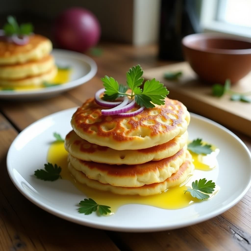 Tortitas de Almidón de Yuca y Queso Pecorino: Desayuno Sin Gluten y Alto en Proteína