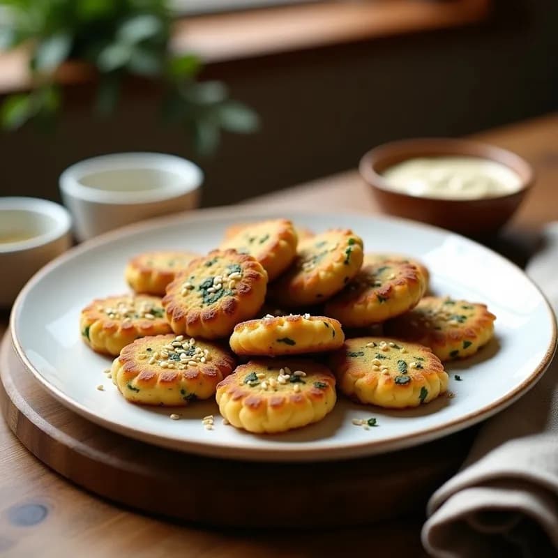Tortitas de Espinacas y Garbanzos: Receta Sin Harina con Harina de Garbanzo