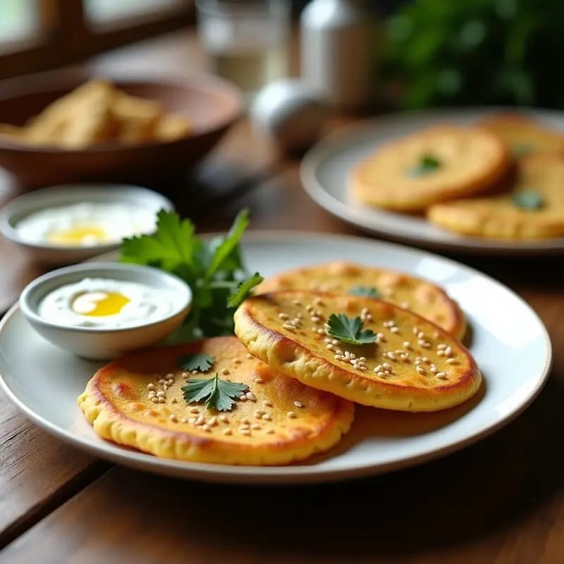 Tortitas de Harina de Garbanzo con Especias: Receta Rápida y Sin Gluten para Tupper