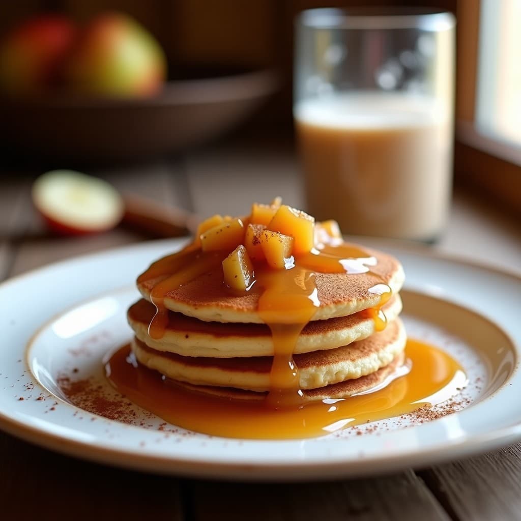 Tortitas de Harina de Chufa y Compota de Manzana: Desayuno Valenciano Sin Gluten