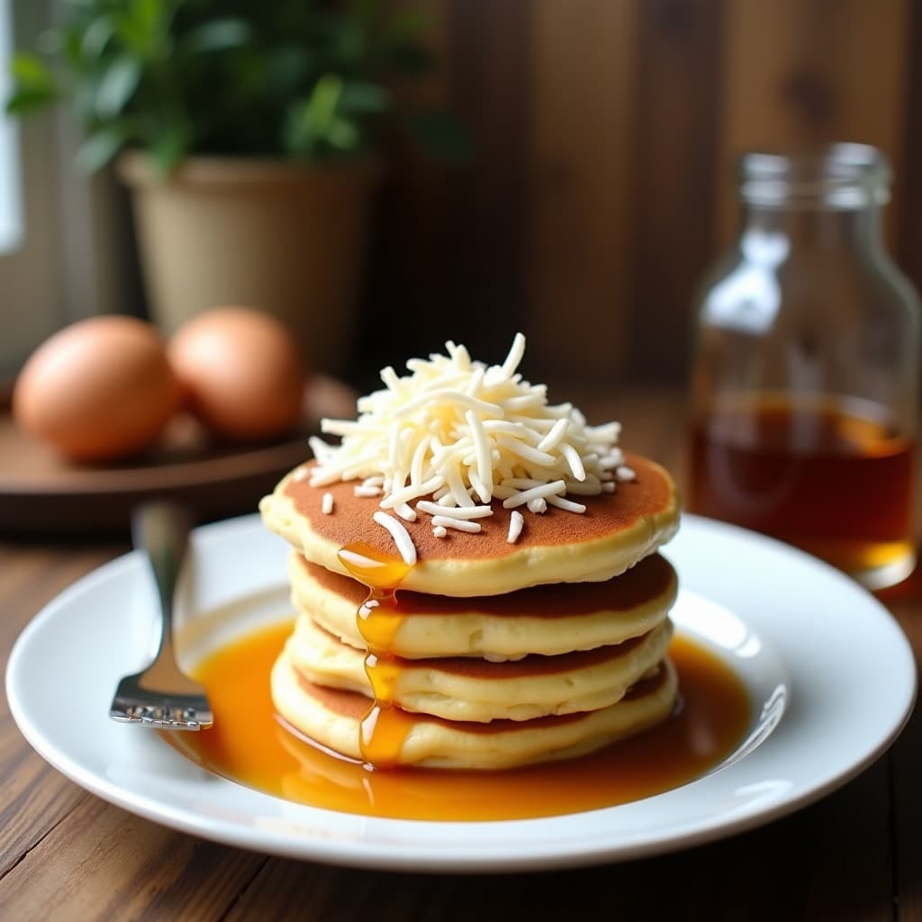 Tortitas de Harina de Coco y Claras con Sirope de Arce: Desayuno Fit sin Carbohidratos