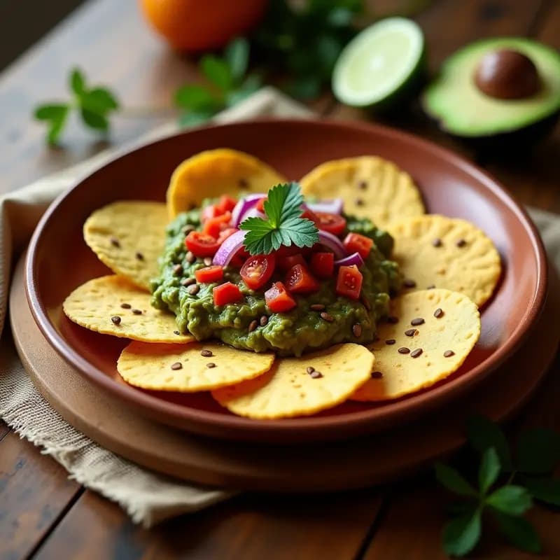 Tortitas de Maíz con Guacamole de Aguacate Negro: Receta Mexicana Sin Gluten y Vegana