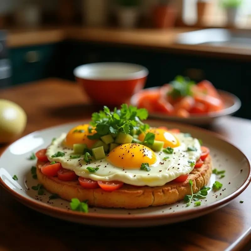 Tostada de Pan de Centeno con Crema de Aguacate y Huevos Poché: Desayuno Nórdico Keto