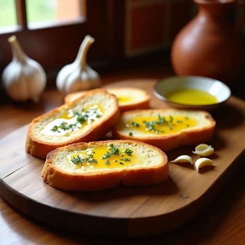 Tostadas con Aceite y Ajo: Desayuno o Cena Sencillo y Sabroso