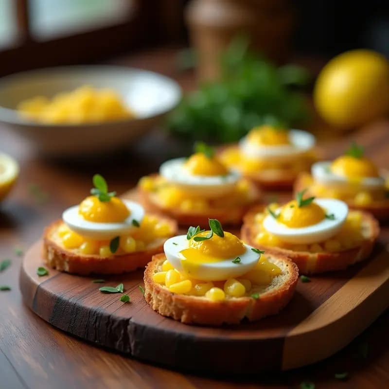 Tostadas con Caviar de Limón Ahumado Casero: Receta Gourmet Fácil y Económica