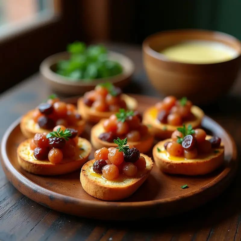 Tostadas de Cogote con Uvas Pasas: Receta Andaluza en 15 Minutos