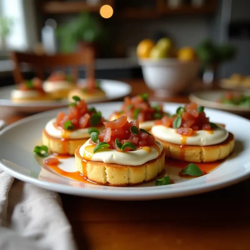 Tostadas Francesas Rellenas de Crema de Avellanas y Plátano con Sirope de Arce y Bacon Ahumado: Desayuno de Rey