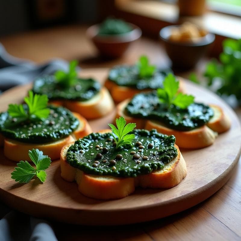 Tostadas de Pan de Alga Espirulina con Pate de Aceitunas Negras: Receta Crudivegana y Detox