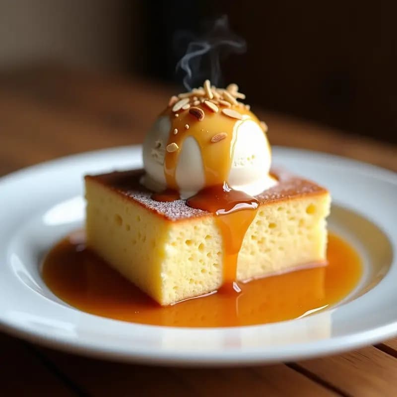 Tres Leches con Helado de Café y Caramelo Salado: Postre Latino Viral en 20 Minutos