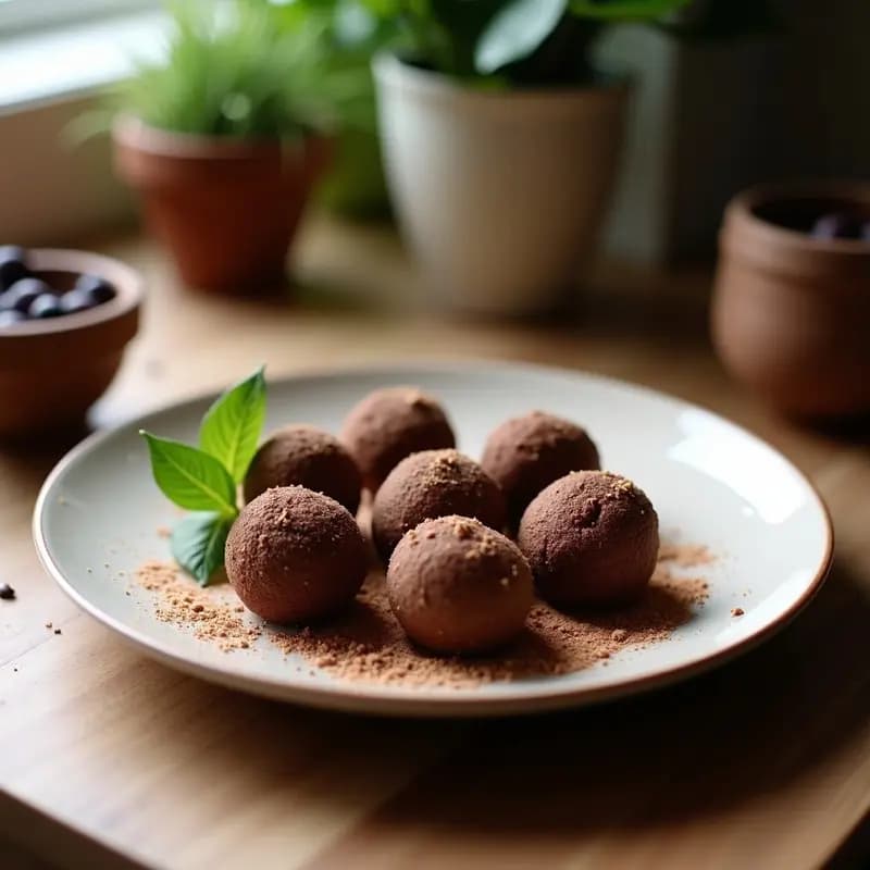Trufas de Código Sagrado y Cacao: Postre Maya Sin Azúcar y Energizante