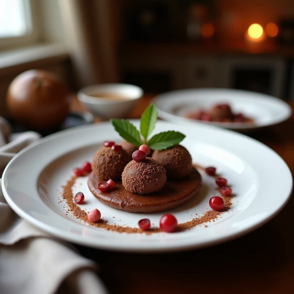 Trufas de Cacao y Puré de Dátiles: Postre Sin Azúcar y Sin Horno con Toque Marroquí