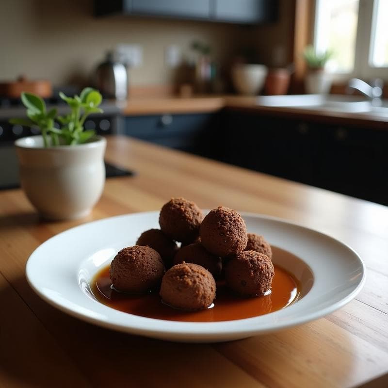 Trufas de Café y Cardamomo con Cobertura de Chocolate 85%: Postre Keto Sin Azúcar en 10 Minutos