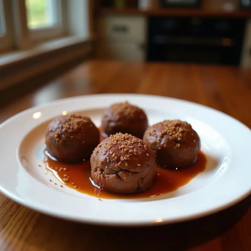 Trufas de Dátiles y Cacahuetes con Cacao: Postre Energie Bites Sin Horno