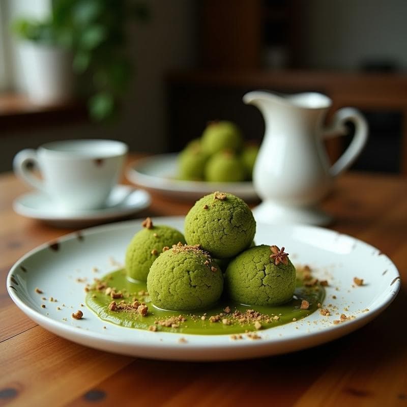 Trufas de Matcha y Semillas de Cáñamo: Postre Vegano Ricos en Omega-3 en 10 Minutos