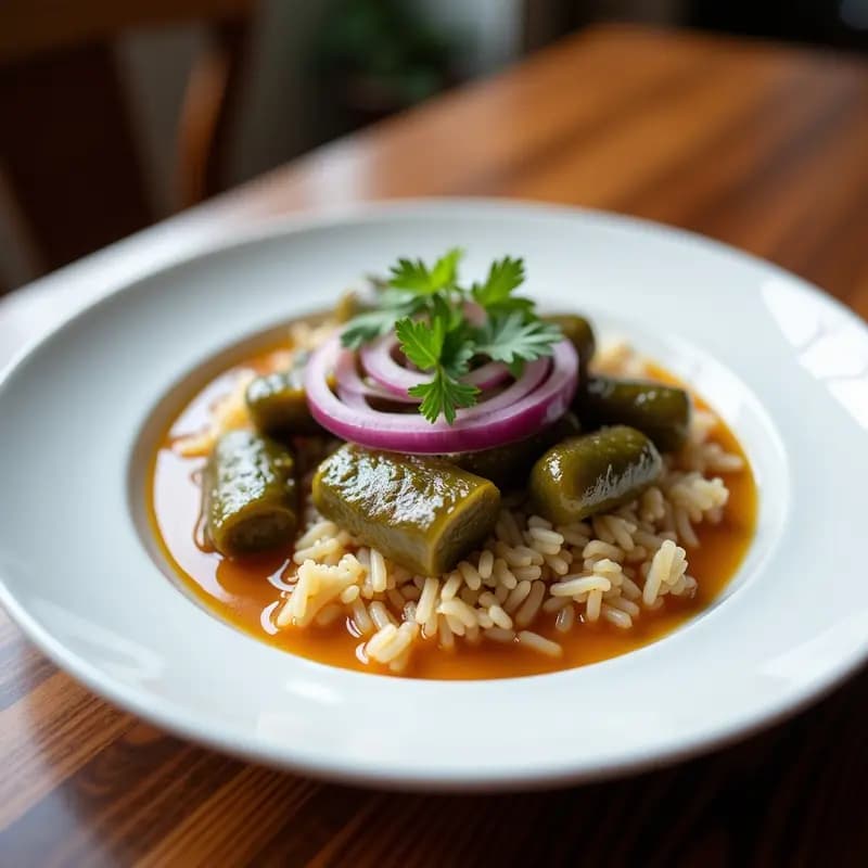 Yaprak Sarma con Arroz Basmati y Limón: Rollitos de Parra Turcos en Olla Exprés